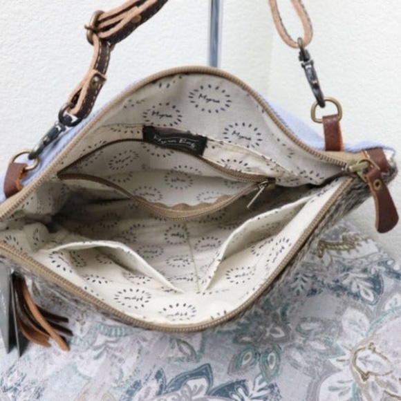 NEW Myra Bag Hairon Small Crossbody Bag Canvas Bag - Picture 8 of 8